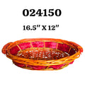 Canasta De Mimbre 16.5 X 12" (Und)