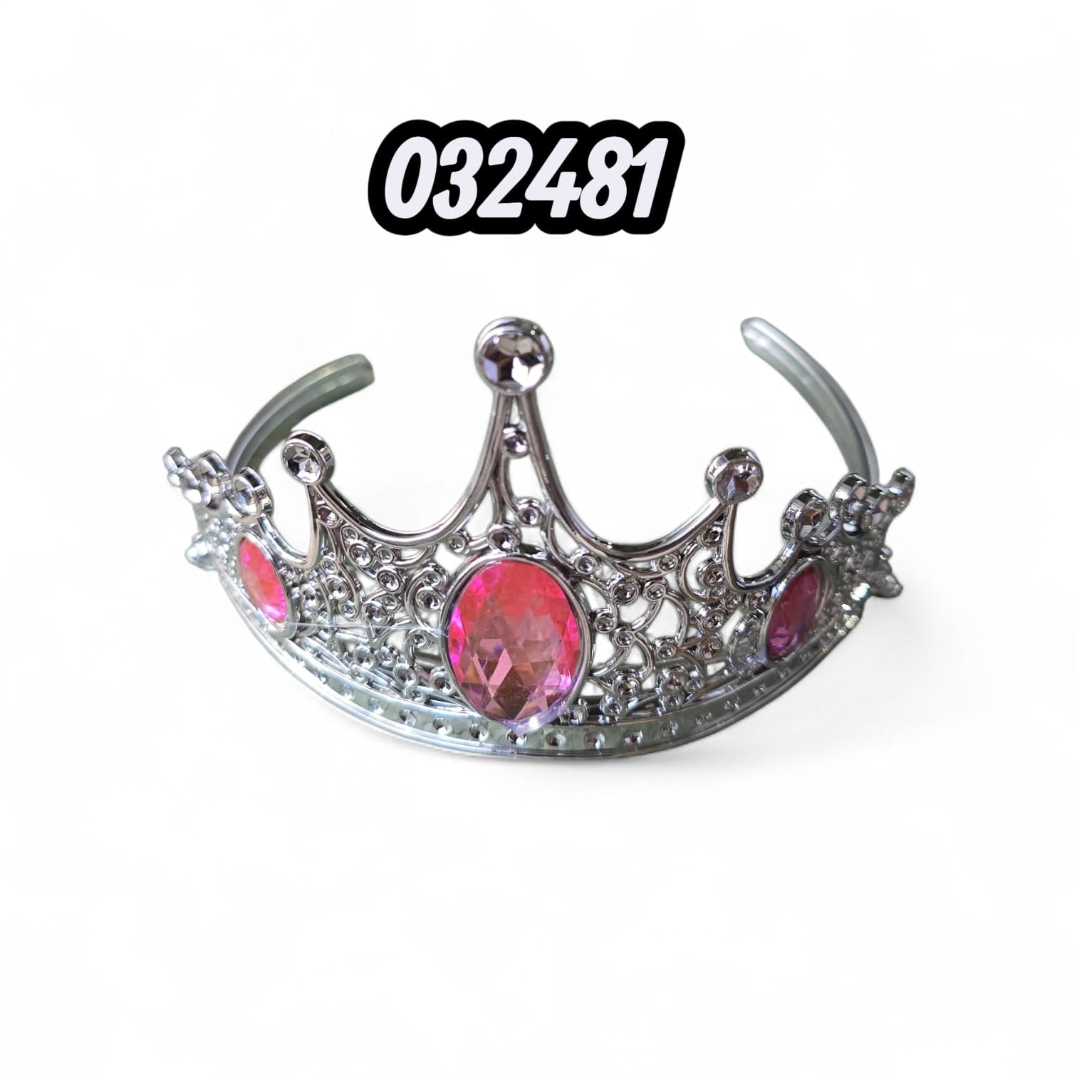 Diadema Plástica Con Perlas (Und)