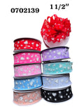 Cinta Organza Con Corazón 1-1/2" (Yrd)