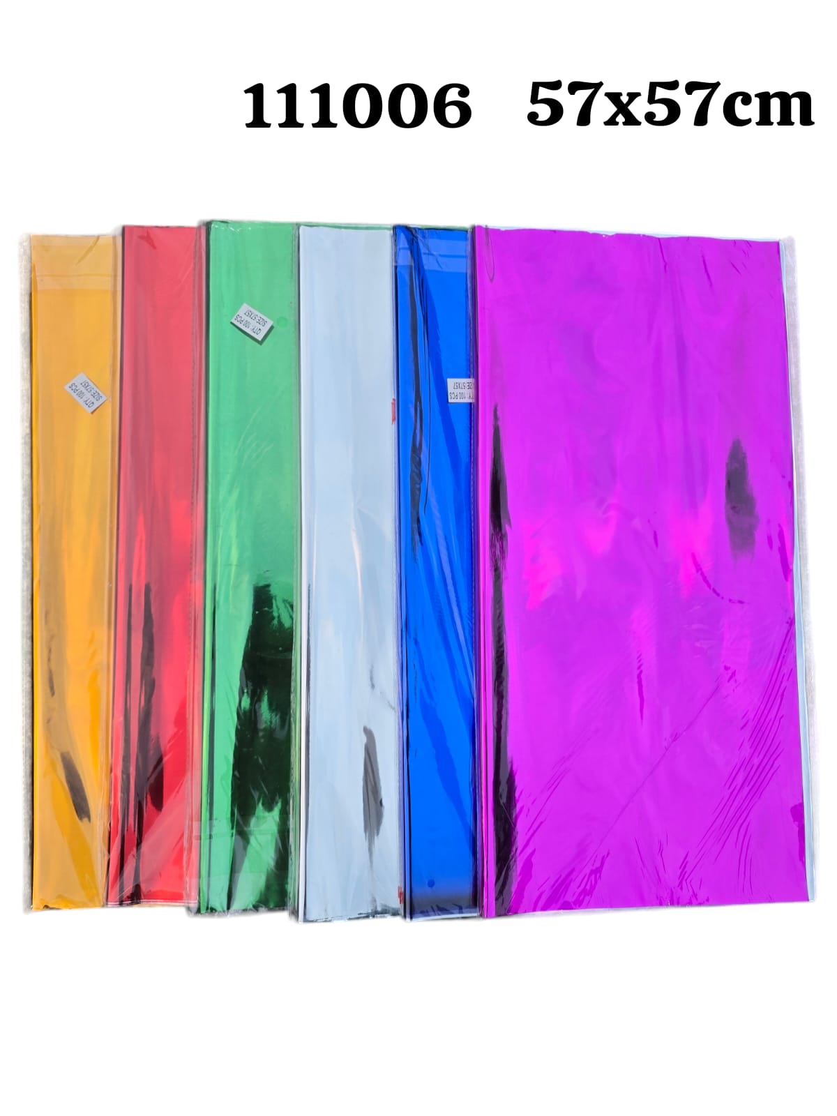 Papel Metálico 50X50 Cm (4 Pliegos)