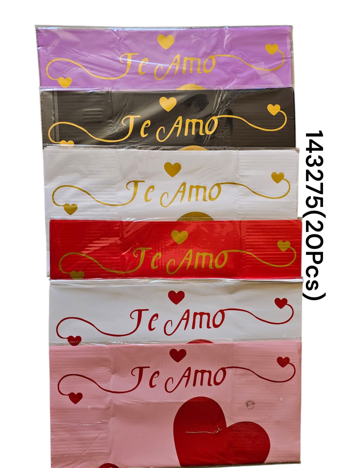 Papel Floral Te Amo (Paq)