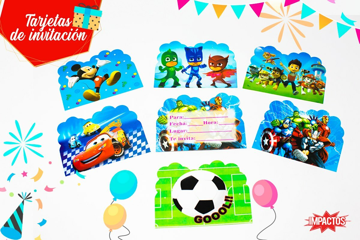 Tarjetas de Invitacion con Diseño
