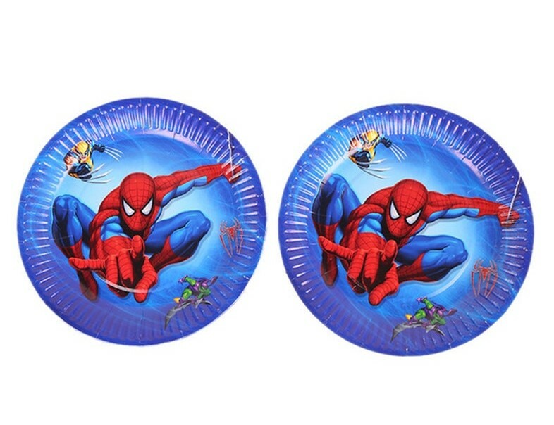 Platos para Cumpleaños con diseño (10 pcs)