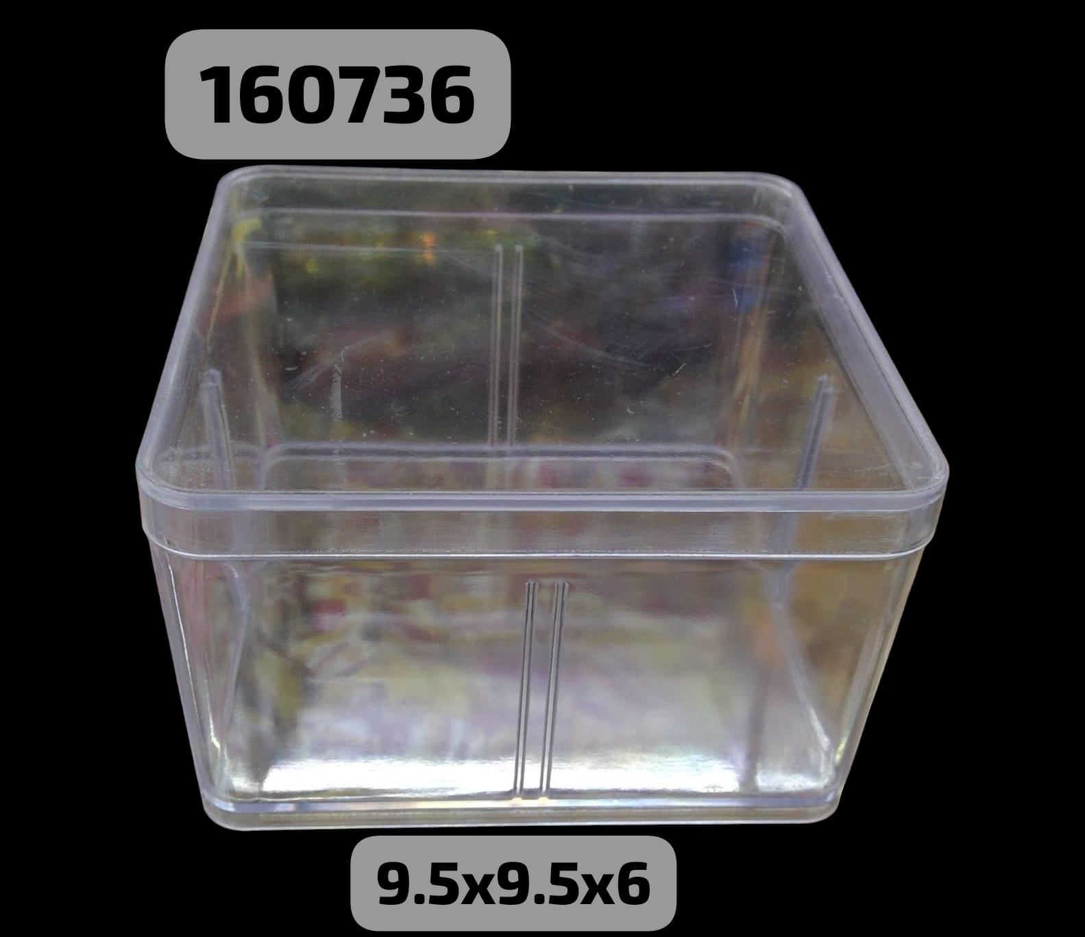 Caja Acrilica 9.5X6 Cm (Und)