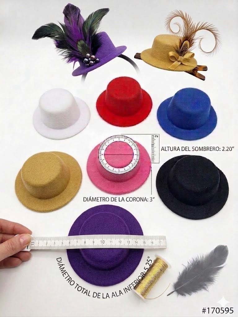Sombrero de Copa Pequeño (Und)