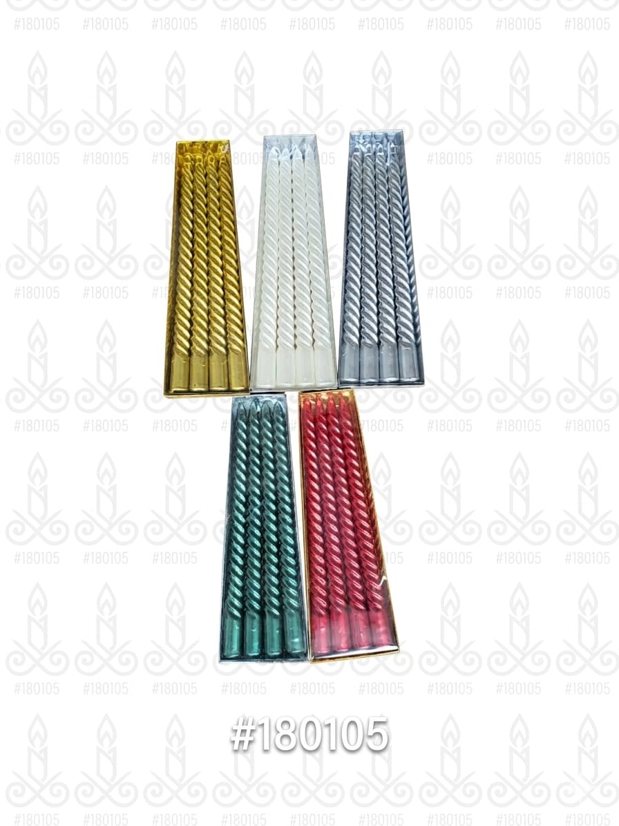 Vela Torneada x4Pcs (Paq)