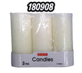 Vela Pillar 3Pcs (Paq)