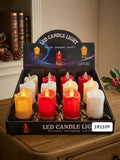 Candelabro Antiguo Con Vela (Und)