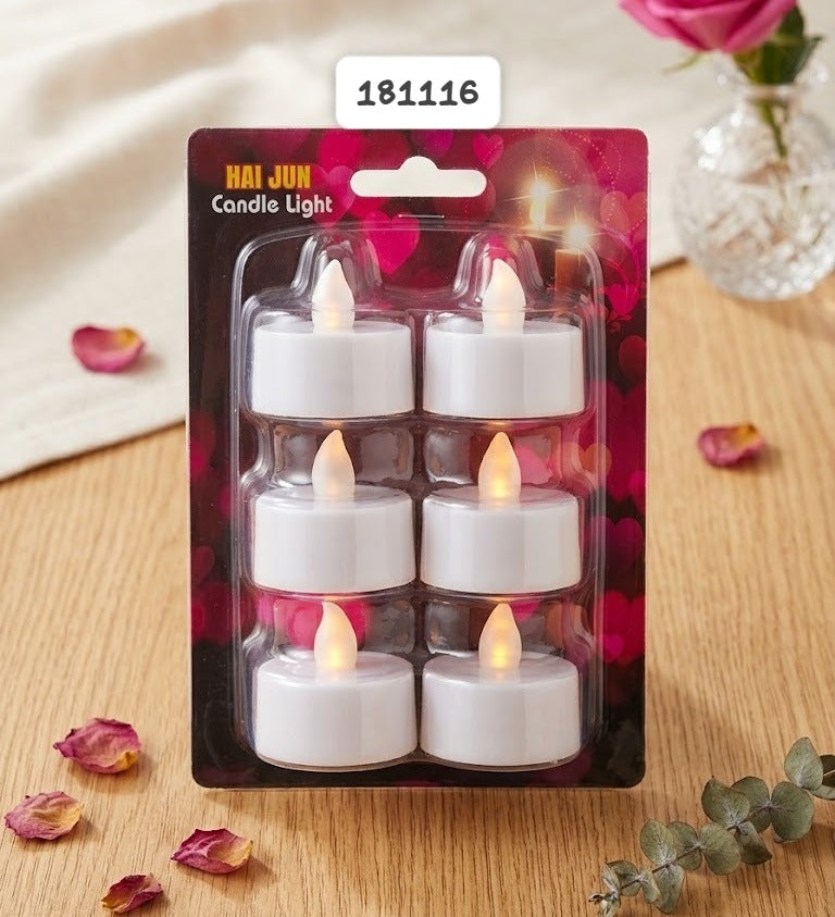 Velas Led 6Pcs (Paq)