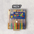 Lápiz De Gel Escarchado 12 Pcs