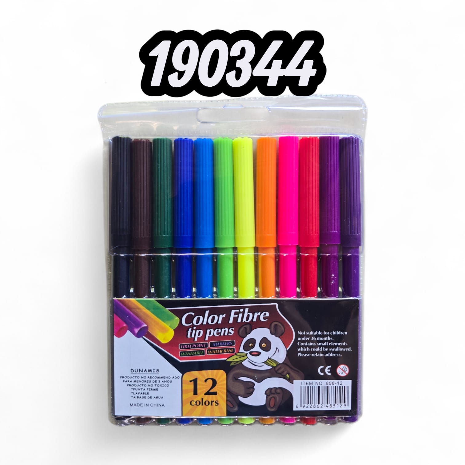 Marcador 12 Colores (Paq)