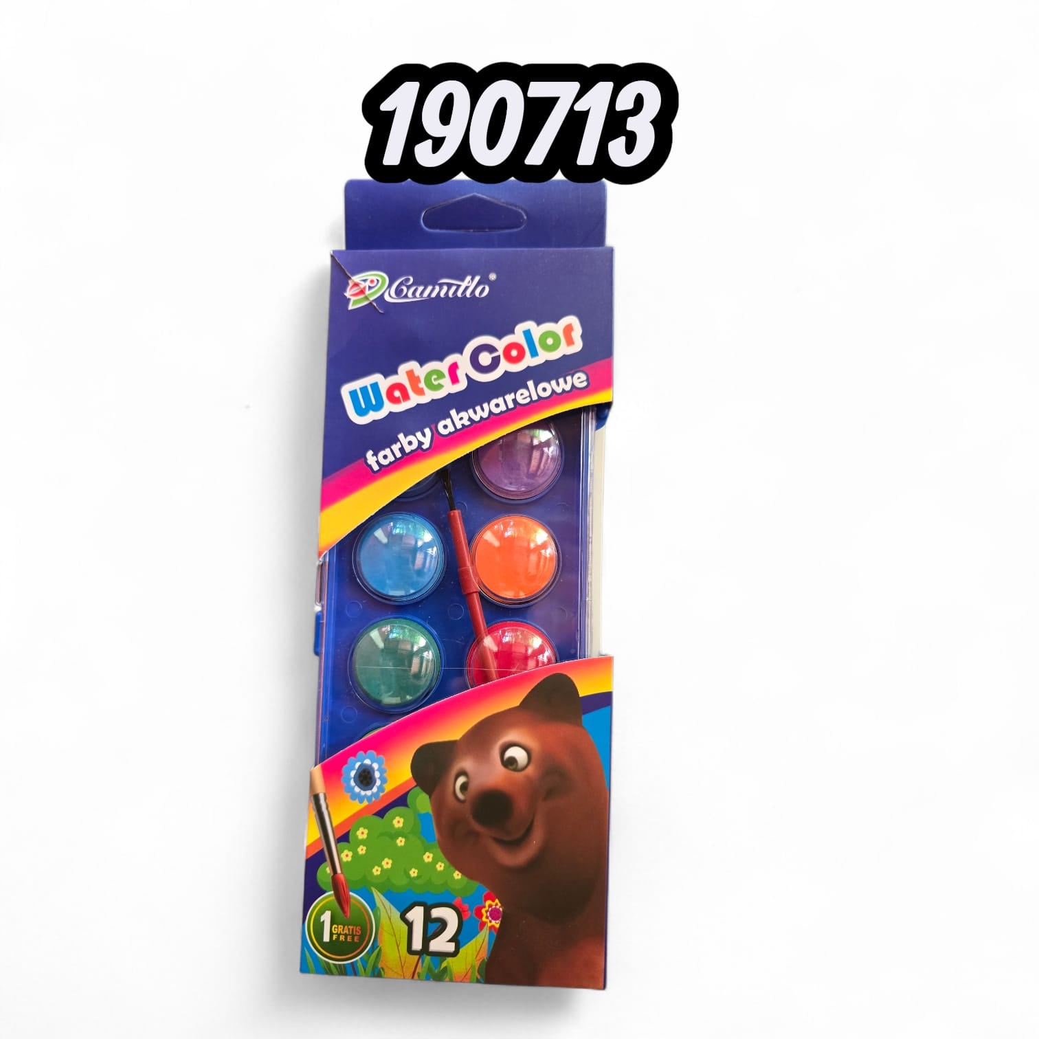Acuarela 12 Colores (Und)