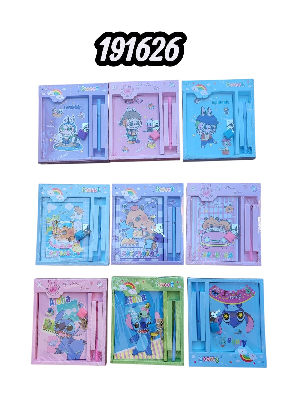 Agenda Con Candado Diseño (Und)