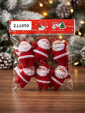 Santa Pequeño 5cm 6Pcs (Paq)