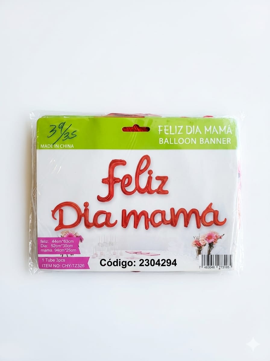 Letrero Inflable Feliz Dia Mama (Und)