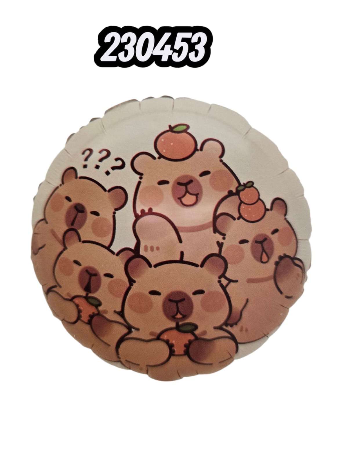 Globo Metalico #18 Capybara (Und)
