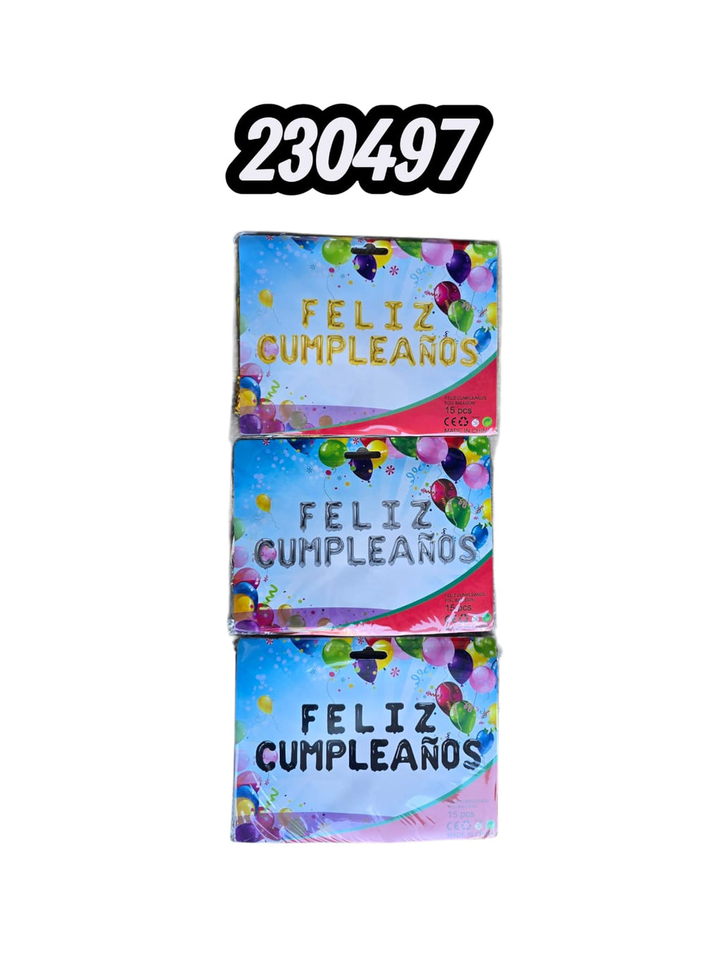 Letras Feliz Cumpleaños Inflable (Und)