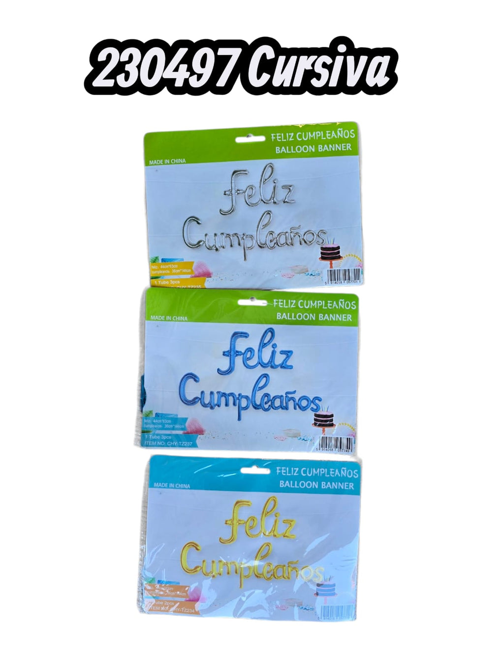Letras Feliz Cumpleaños Inflable (Und)