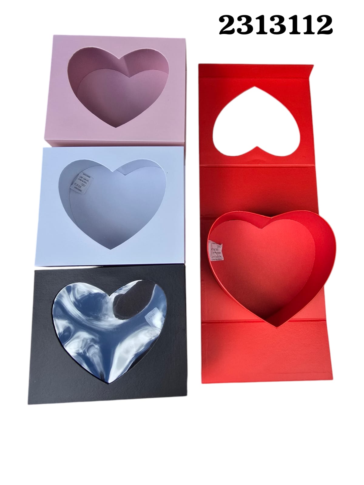 Caja Cuadrada Corazon (Und)
