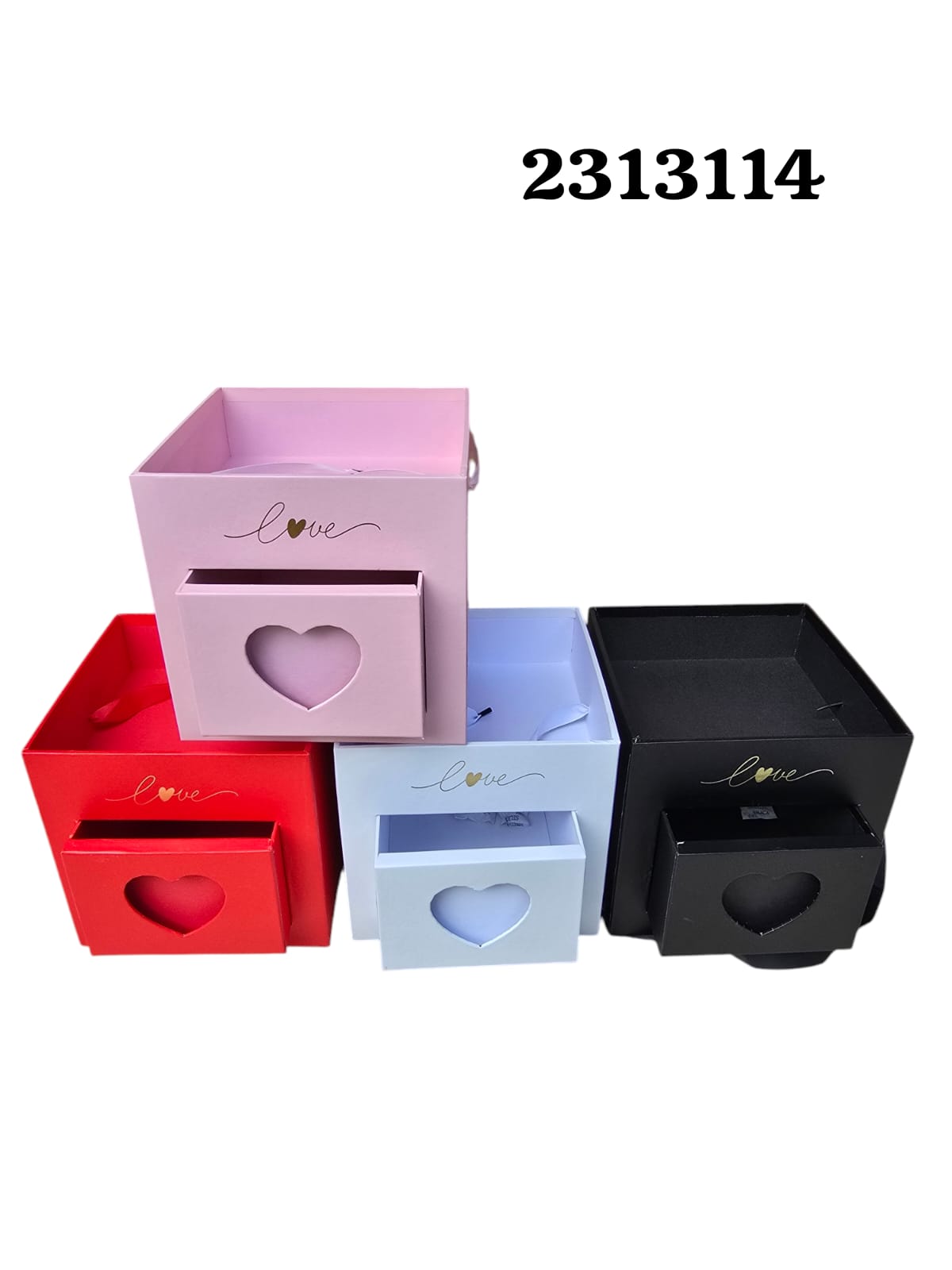 Caja Cuadrada Con Gaveta (Und)