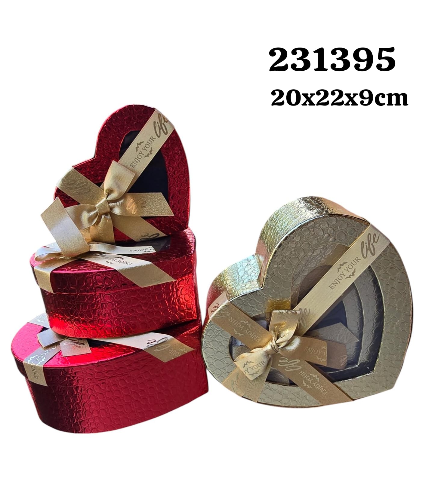 Caja Corazón X3Pcs (Und)