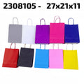 Bolsa De Papel 27X21X11CM (Und)