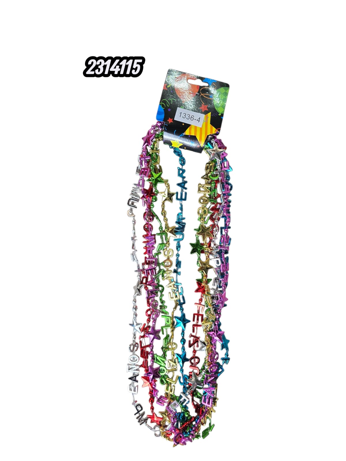 Collar Carnavalero Feliz Cumpleaños (6Und)