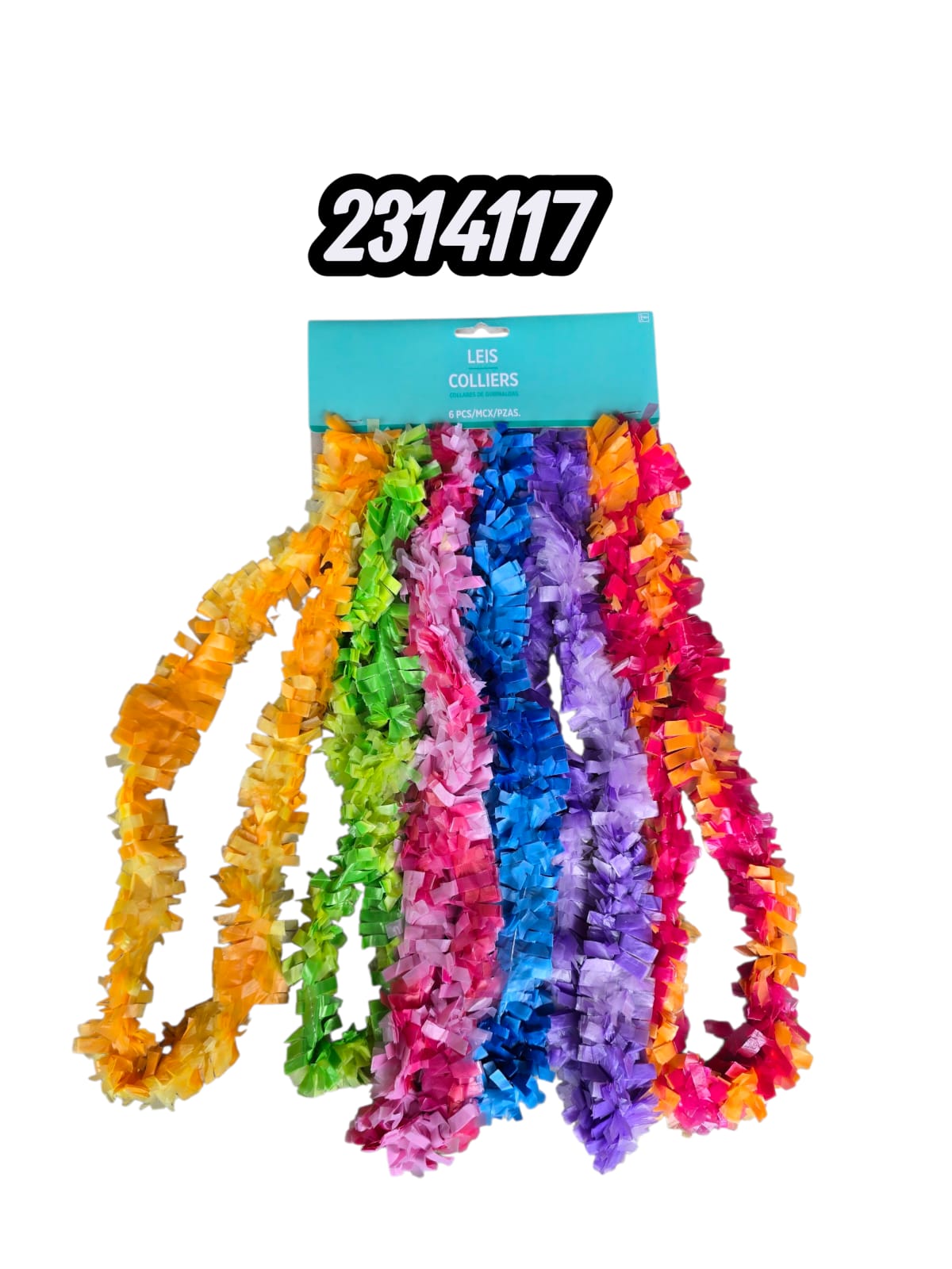 Collar Hawaiano Multi (6Und)