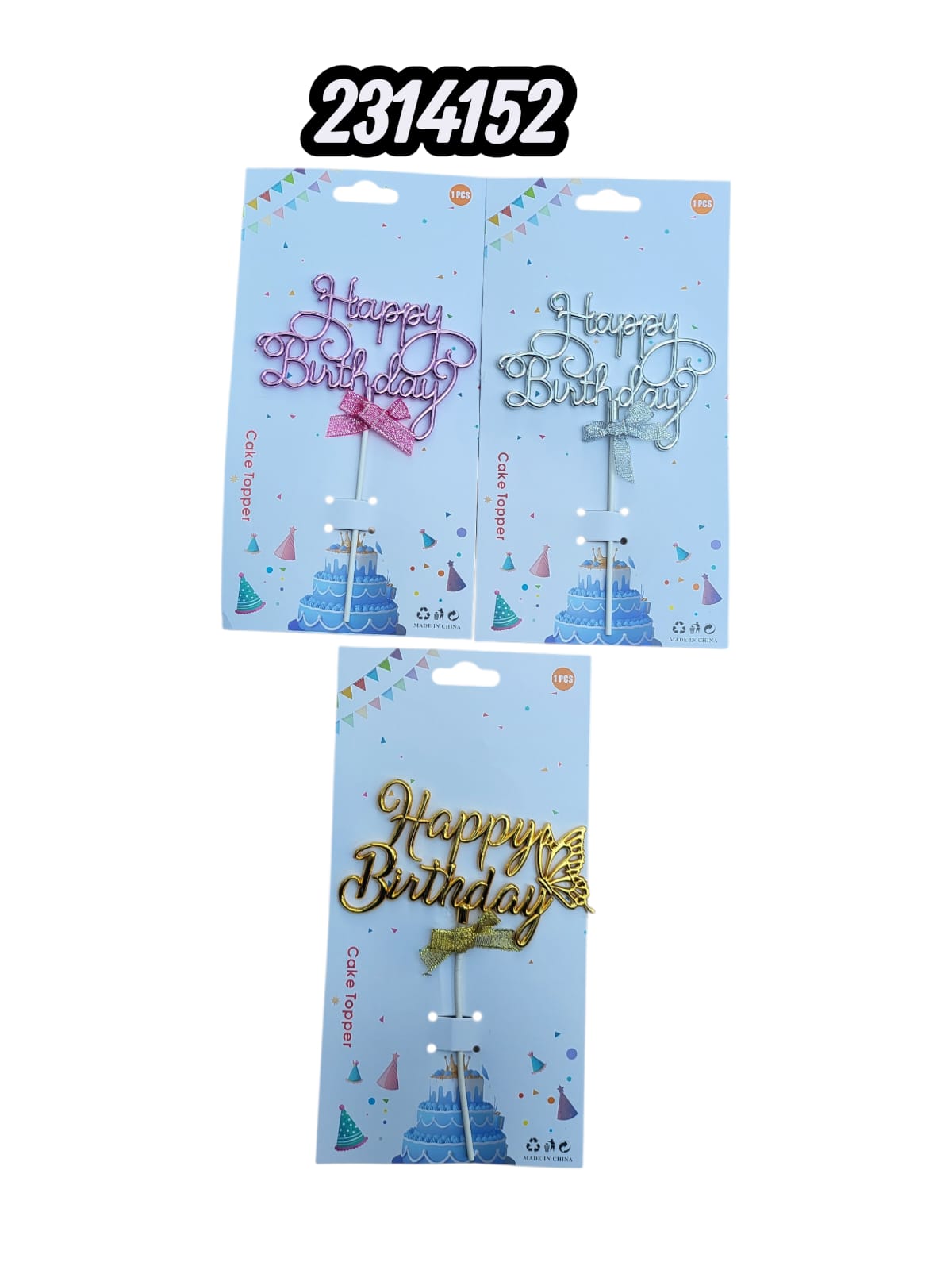 Topper Happy Birthday (Und)