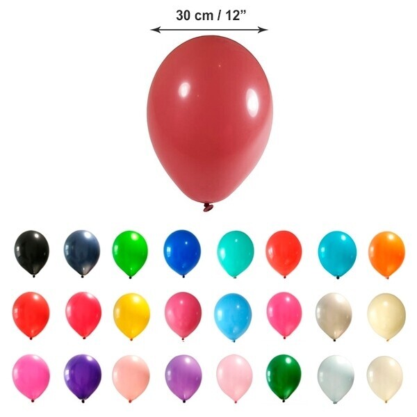 Globo #12 Metálico (100 Und)