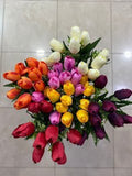 Ramo De Tulipanes X10 Cabezas (Und)