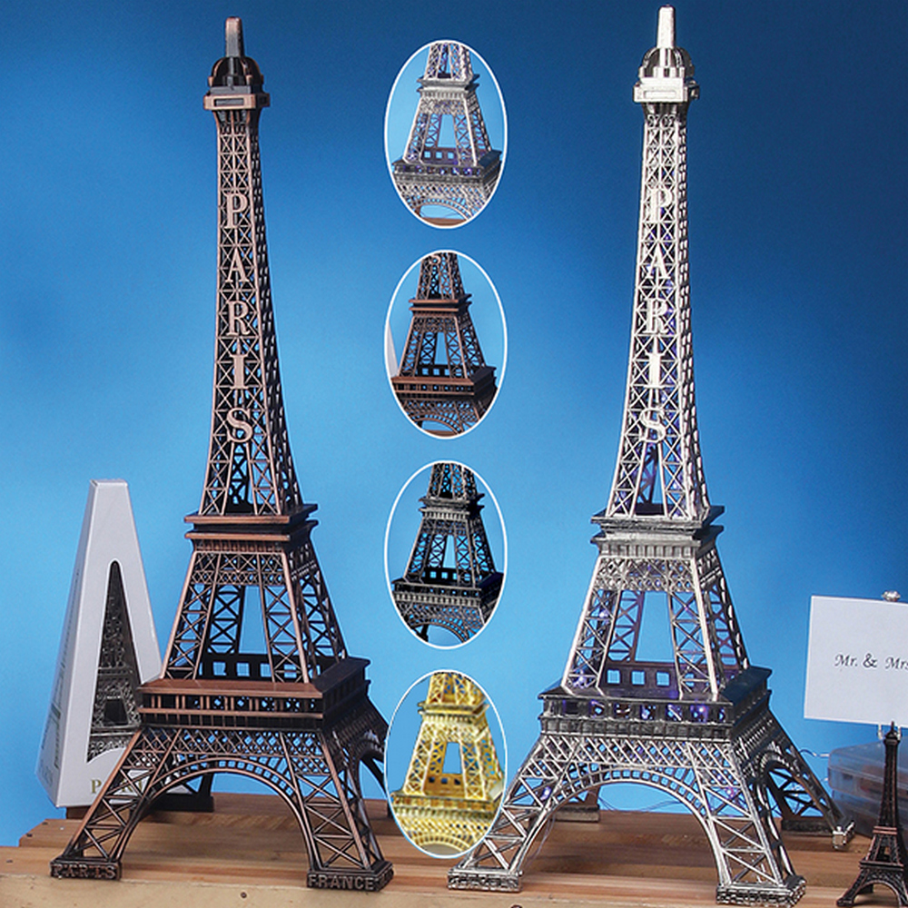 Torre Eiffel 15" Metal Dorada (Und)