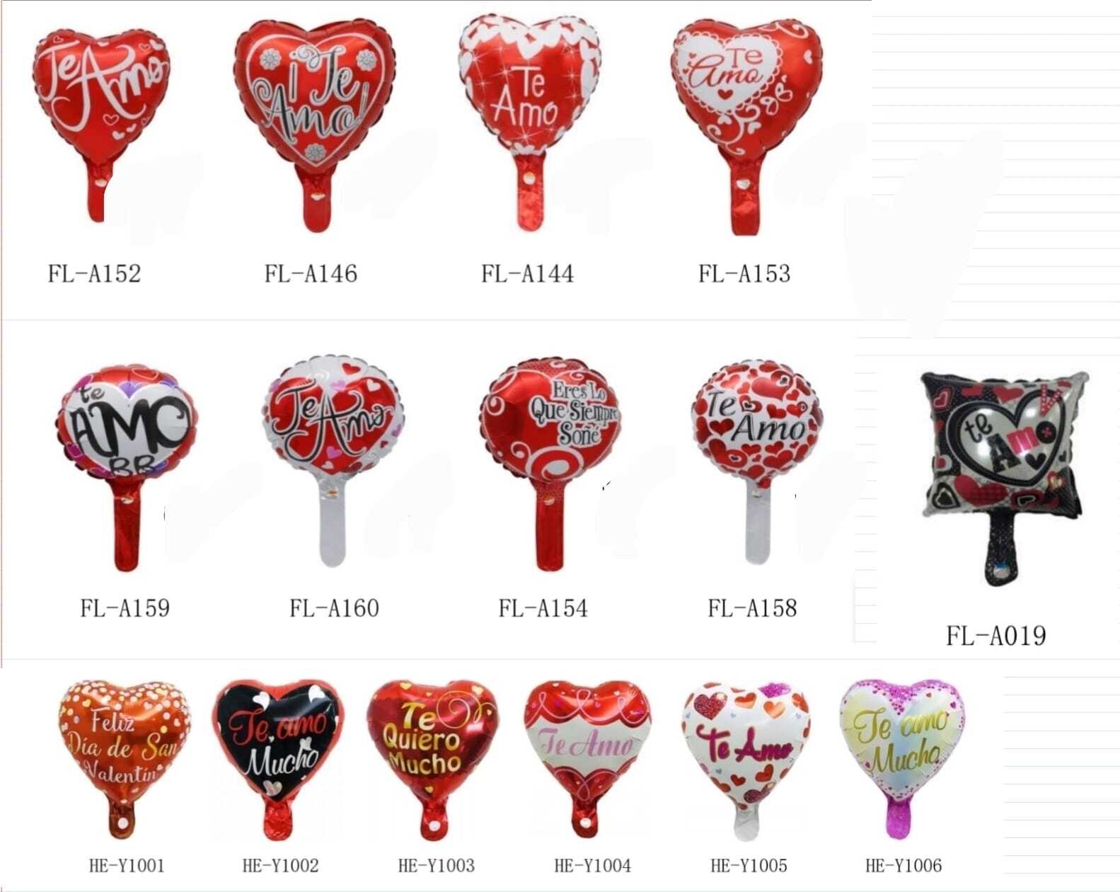 Globos San Valentin (Und)