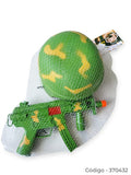 Pistola + Casco Militar (Und)