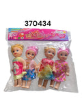 Muñeca Fashion X4Pcs (Paq)