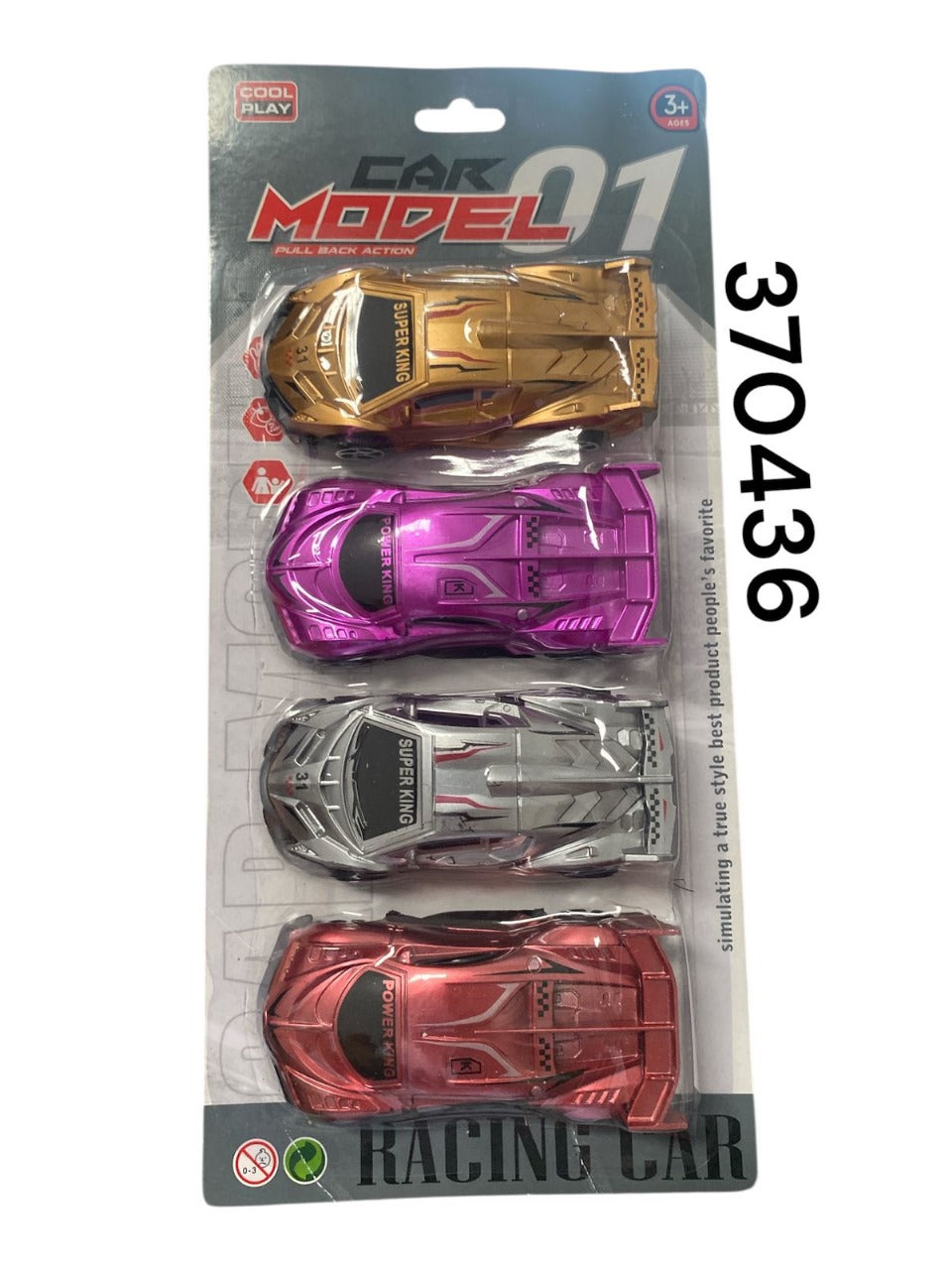 Set De Carros X4Pcs (Paq)