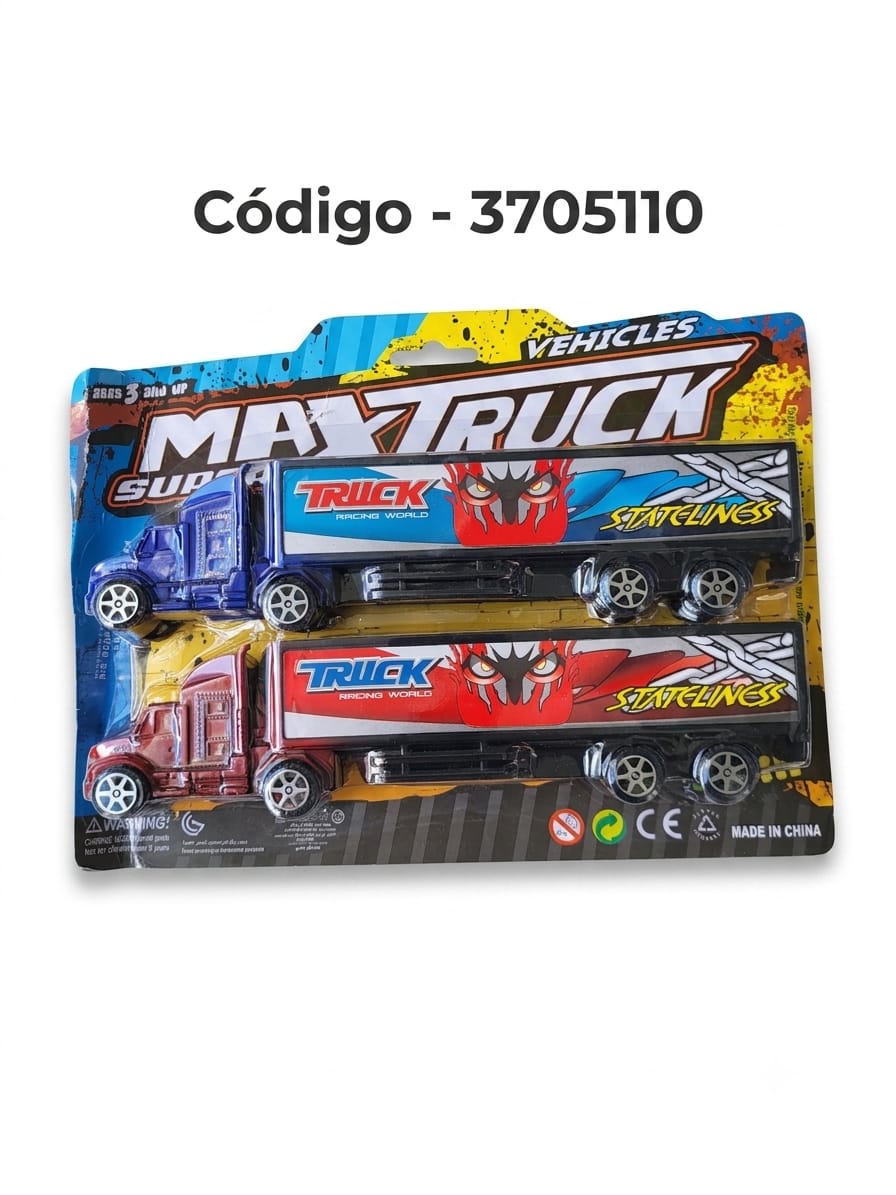 Set De Dos Trailers Racing (Und)