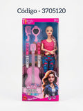 Muñeca Baby Girl + Guitarra (Und)