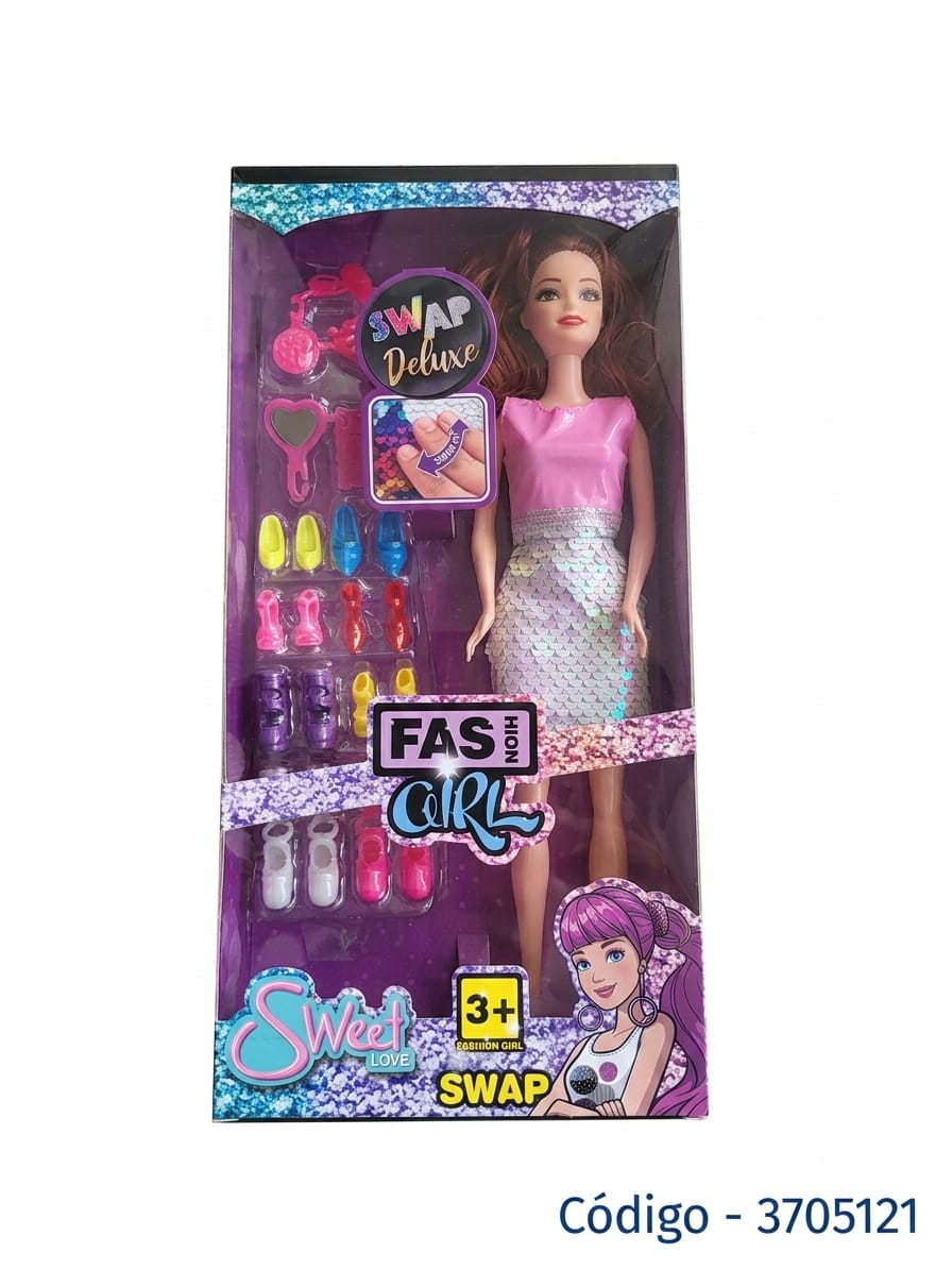 Muñeca Baby Girl + Tacones (Und)