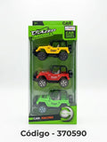 Set De Carros Crazed X3 (Und)