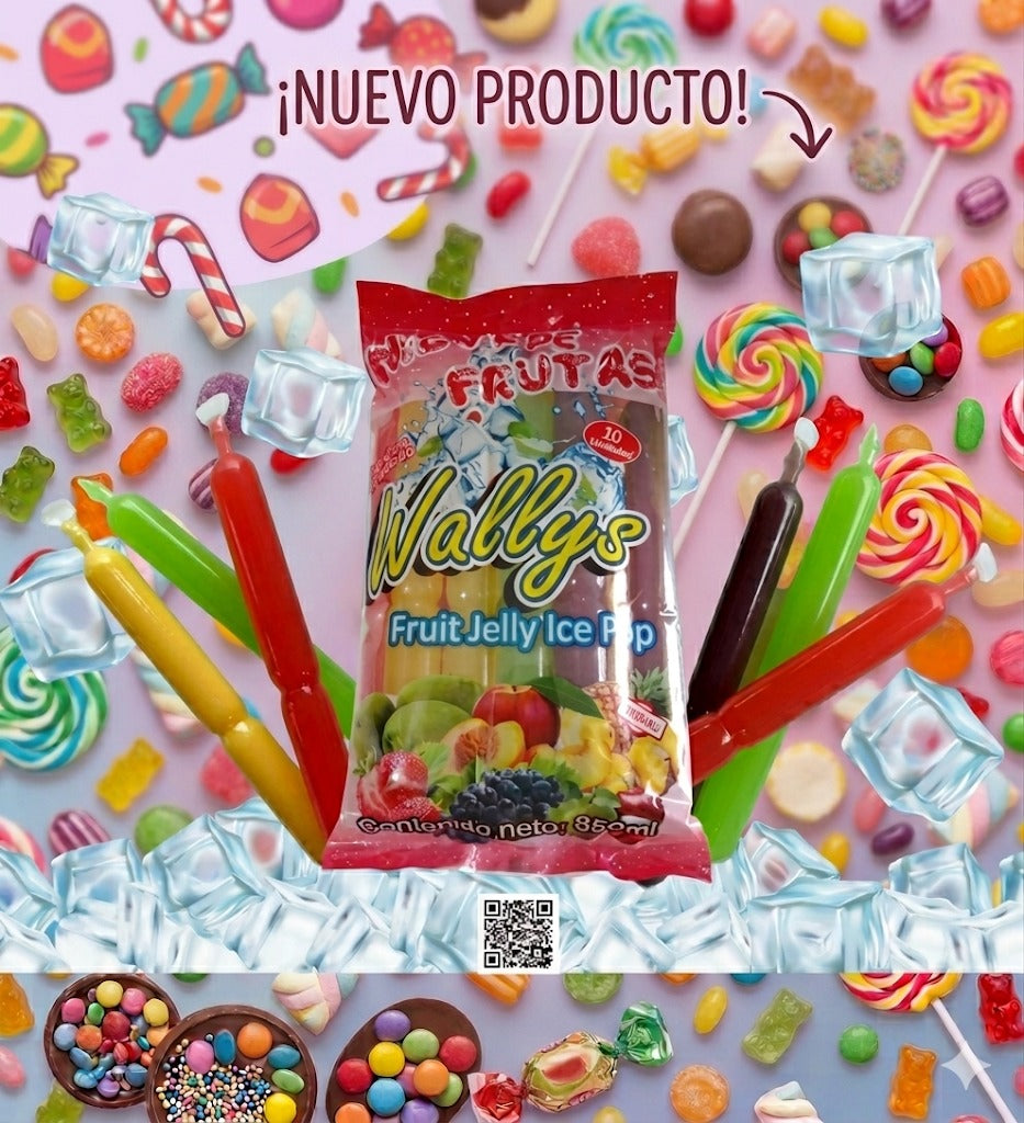 Nieve de Frutas Wallys (10Und)