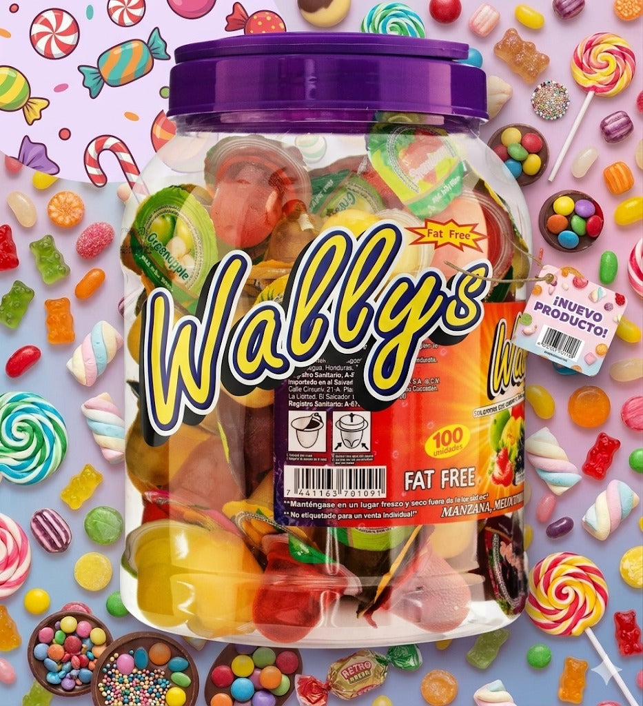 Gelatina De Sabores Wallys (Bote)