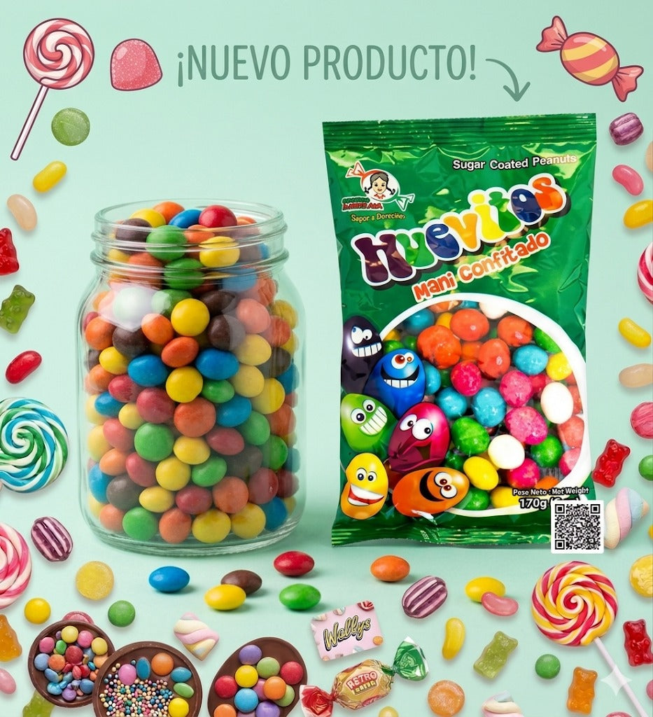 Huevitos Mani Confitado (Bolsa)