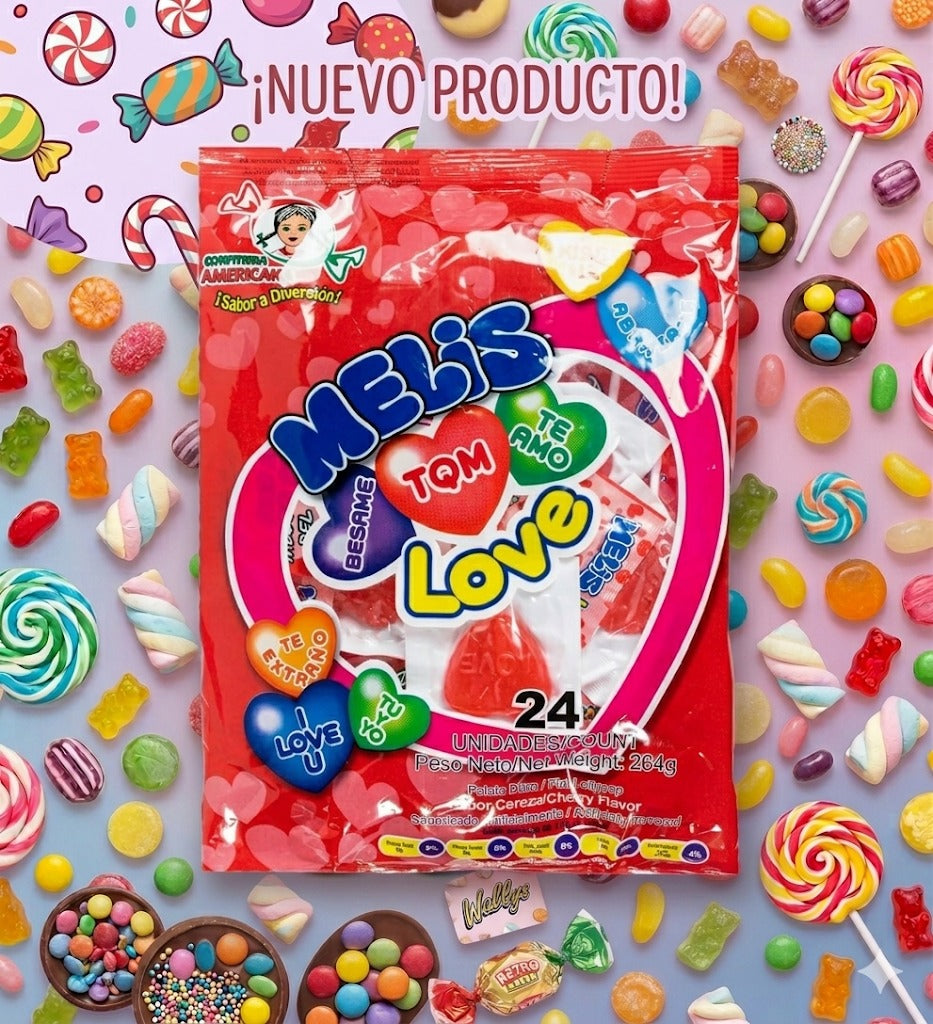 Paletas Melis Love (Bolsa)