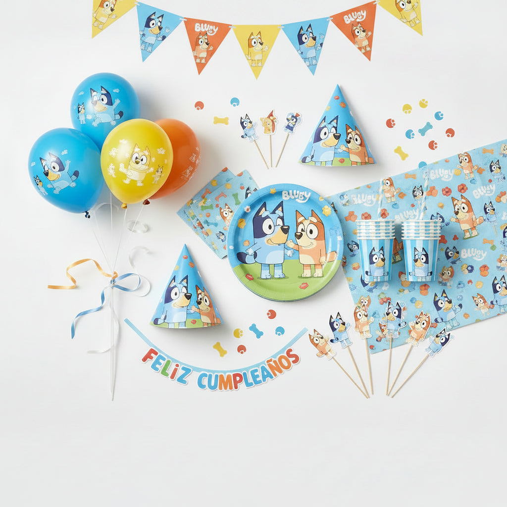 Decoracion Bluey Cumpleaños