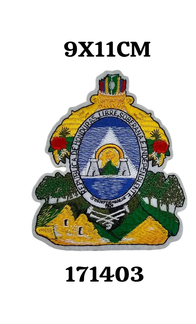 Aplicación Escudo De Honduras Grande 9X11cm (Und)