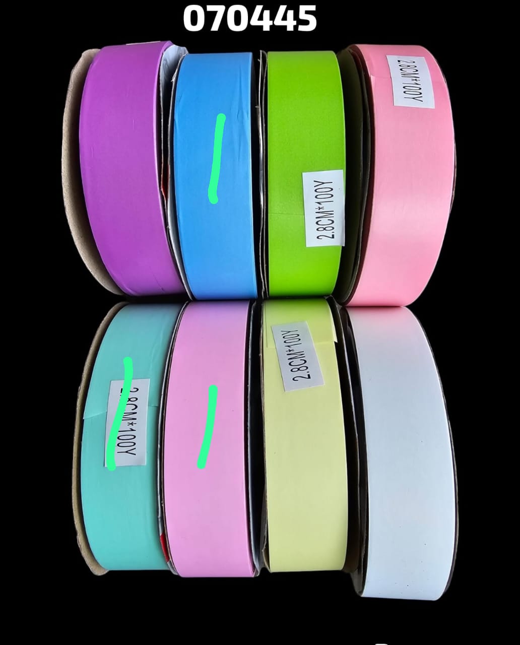 Cinta Papel 1" Pastel (Rollo)