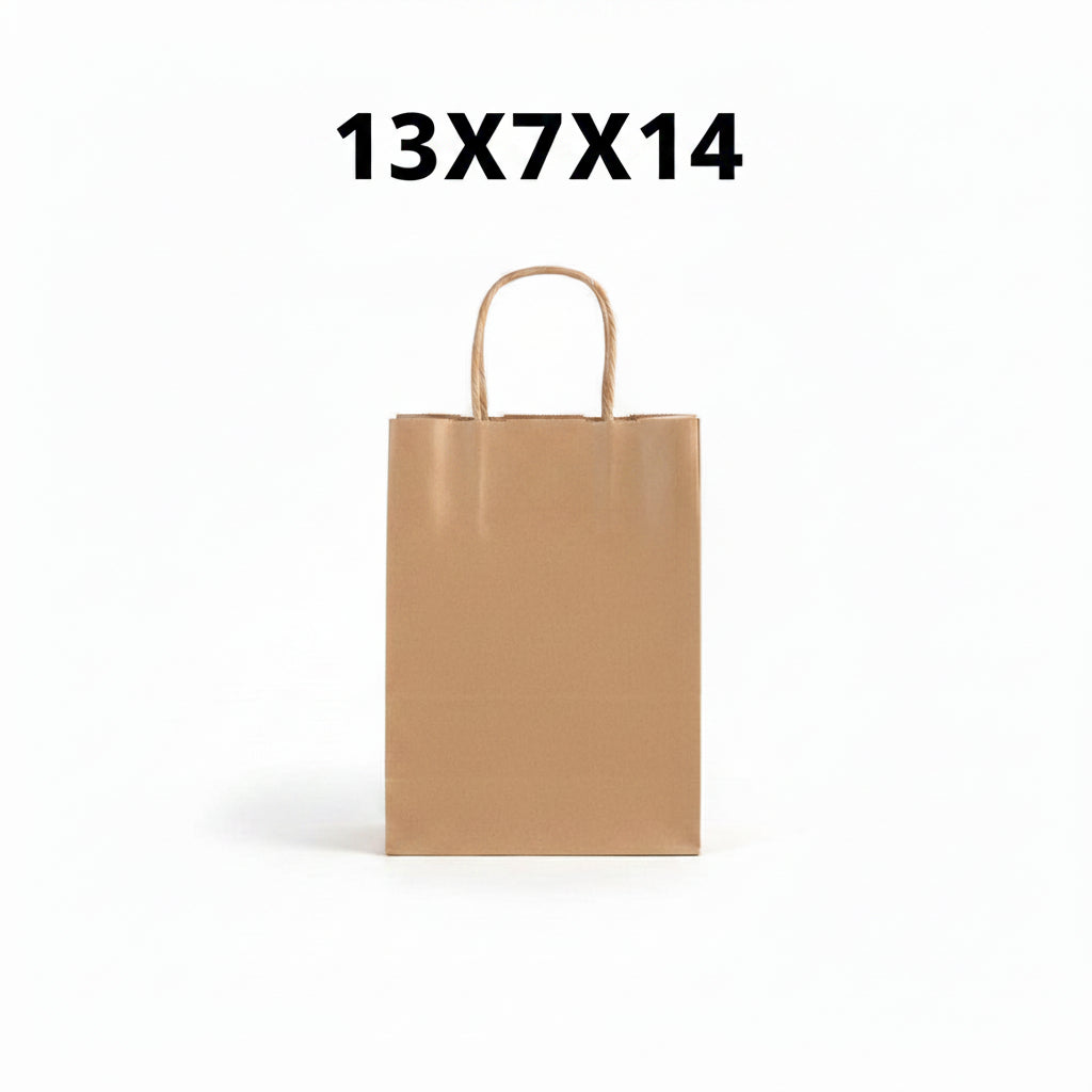 Bolsa de Papel Craft 13X7X14 (Und)